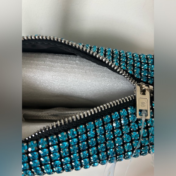 Forever & Forever Mini Blue Crystal Crossbody Square bag - Picture 6 of 7